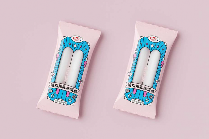 冰淇淋包装设计，梵顿设计